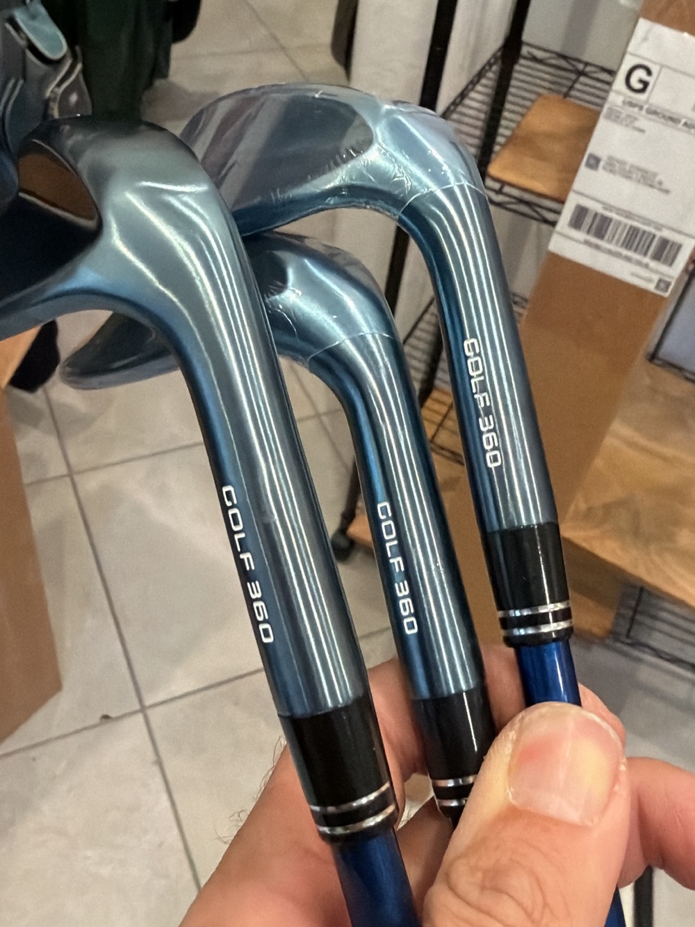 Men’s Golf Irons - Metallic Blue Set